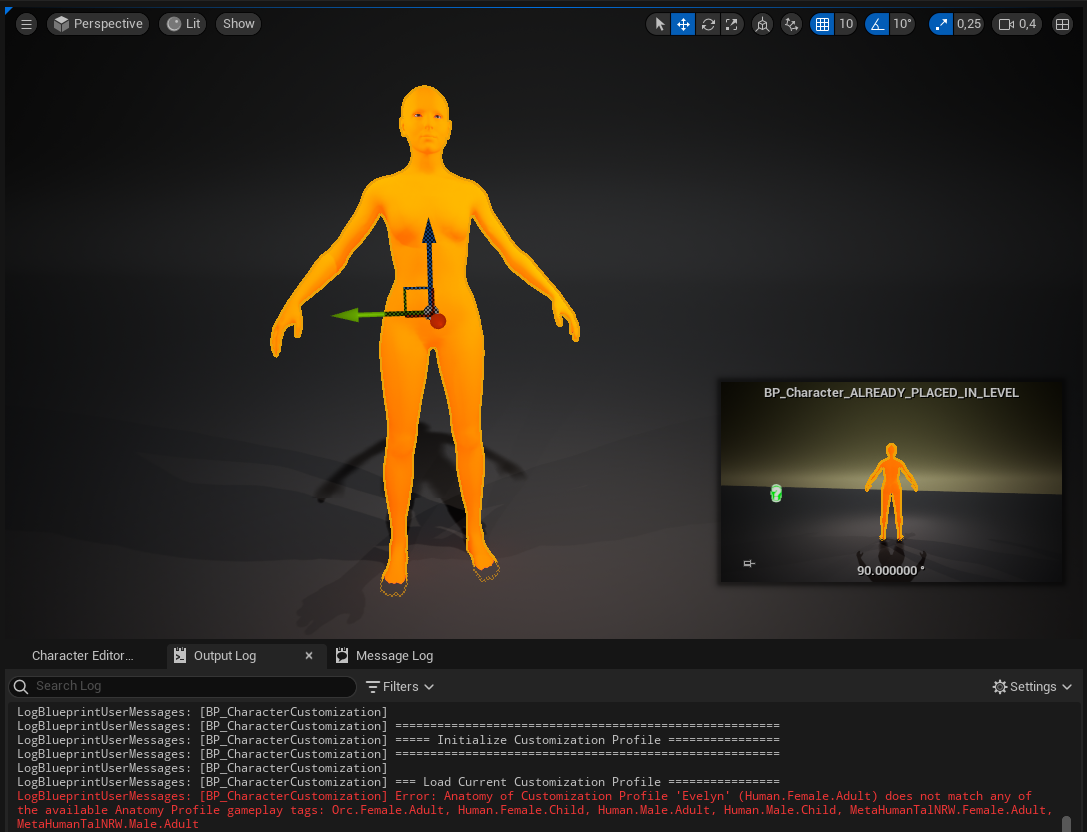 Change Log | Character Editor Documentation